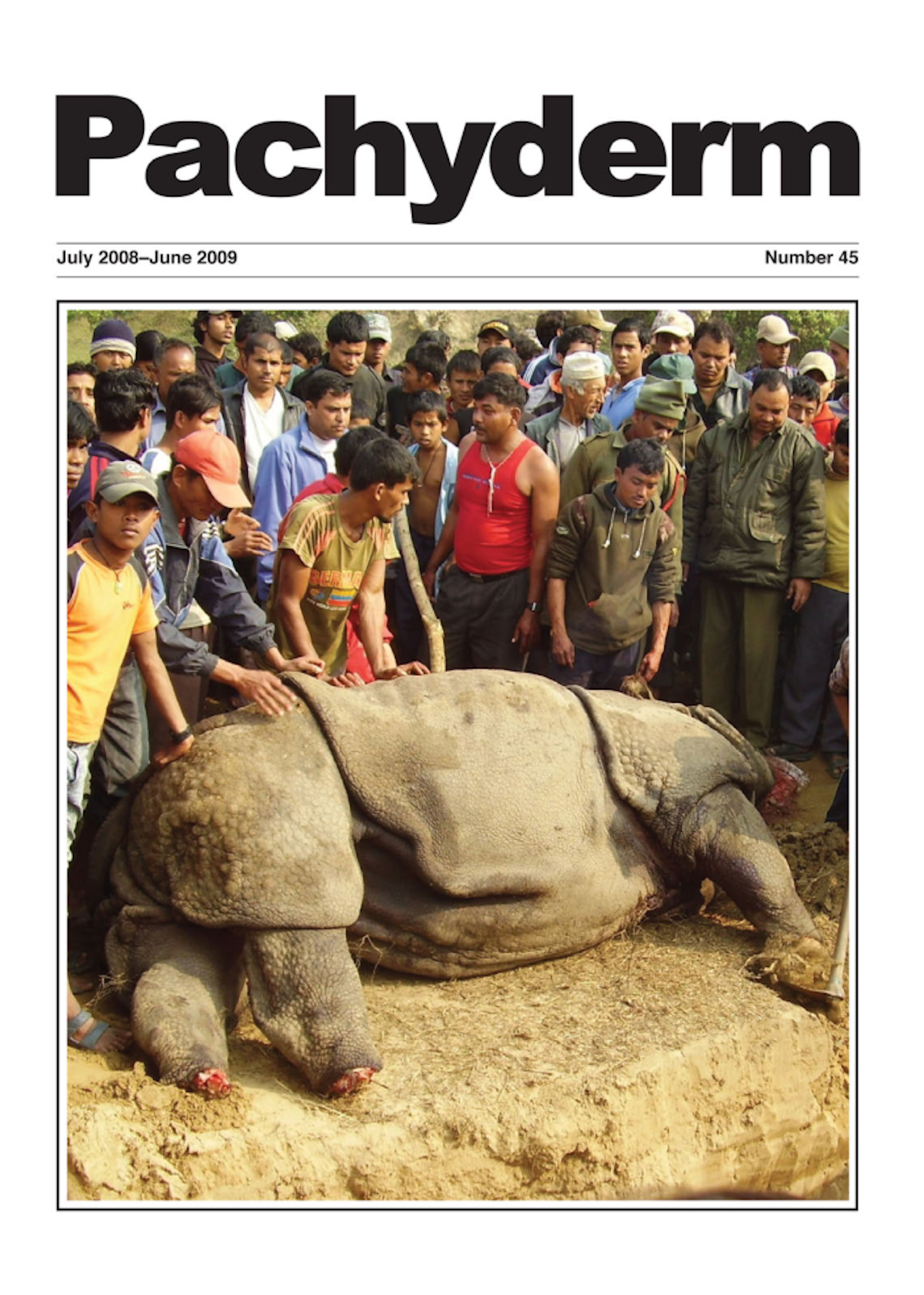 Cover: Rhino killed by poachers in Chitwan National Park. Photo: Deepak Acharya