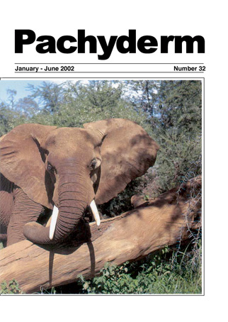 					View Vol. 32 (2002): Pachyderm
				